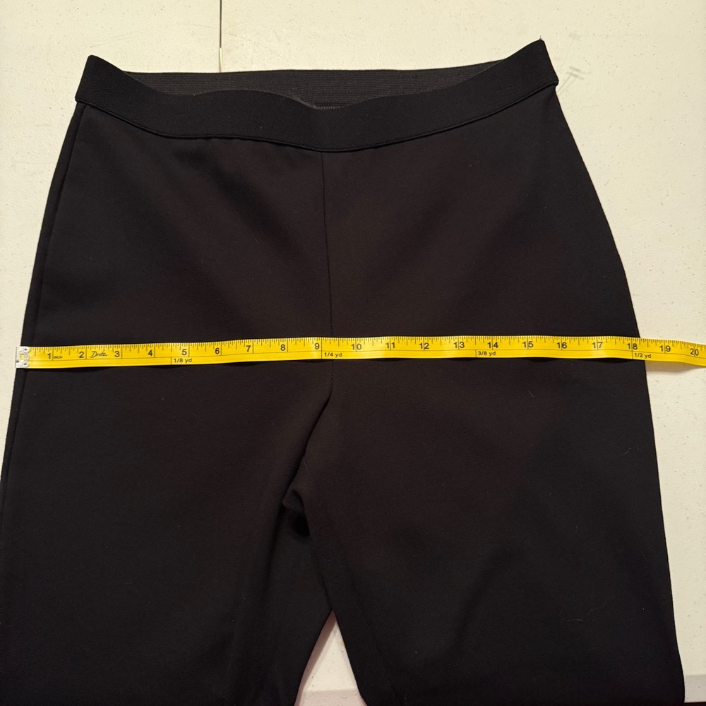Talbots Soho Ankle Pant Black Pull On Stretch Slim Trousers Leggings Size 10 EUC - Picture 7 of 13